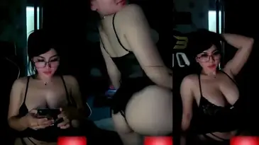 BABY FERIOSA Pakai Lingerie Hitam WOT Lumer Asyik