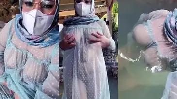Bokep Indo Jilboobrs Bajunya Transparan di Kolam